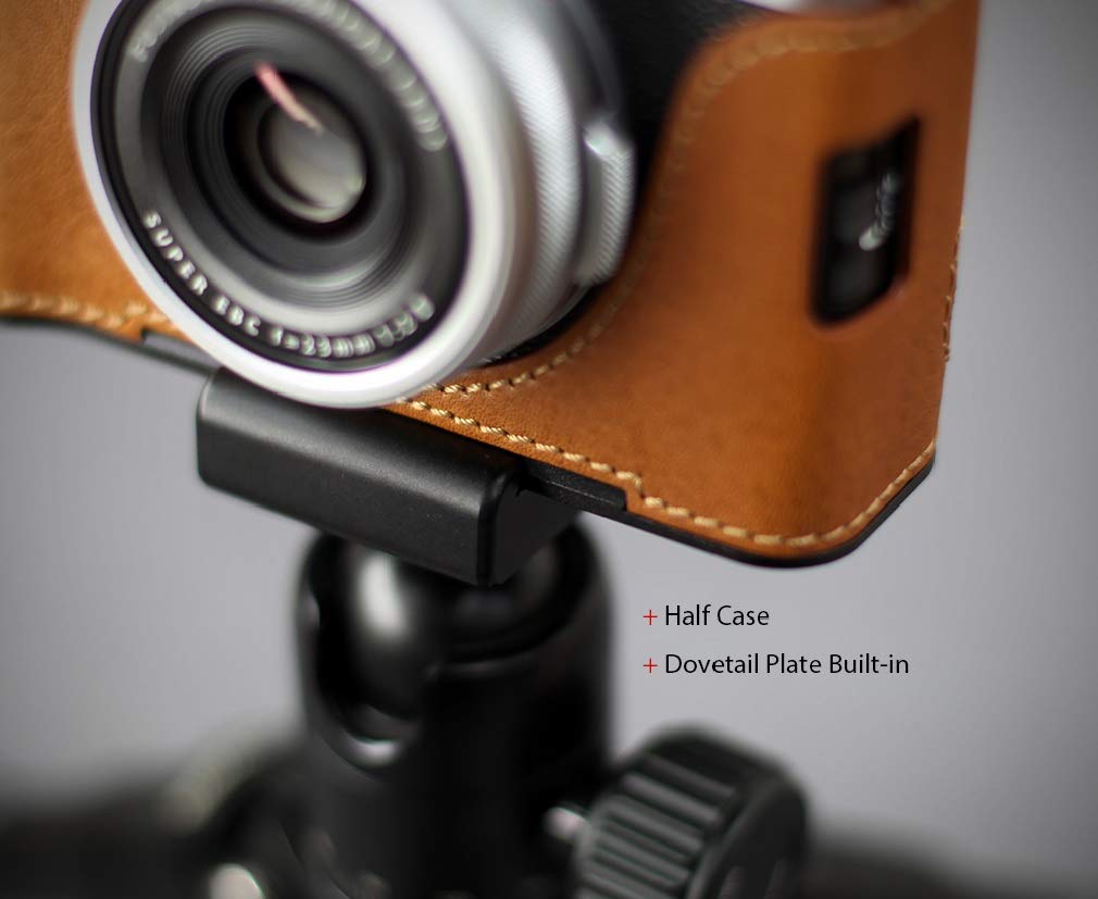 Amazon.com : LIM'S Genuine Leather Camera Half Case Dovetail